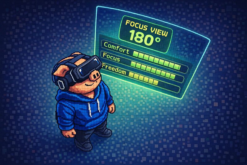 VR Bangers 180度VR示意圖
